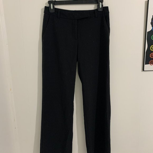 Talula Babaton Cropped Flare Trouser in Black - Picture 2 of 4